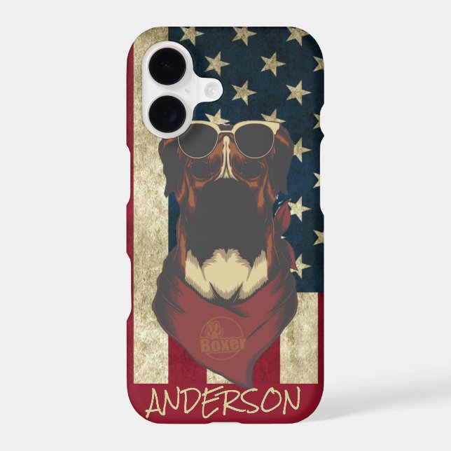 Personalised American Boxer (Back)