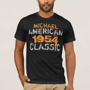 Personalised American Classic Birthday T-Shirt