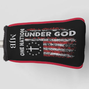 Personalised American Flag Putter Golf Head Cover