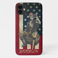Personalised American Skeleton Pirate
