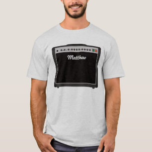 Personalised Amplifier Illustration for Musicians T-Shirt