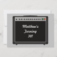 Personalised Amplifier Rock and Roll Party