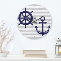 Personalised Anchor and Boat Helm Wheel Nautical