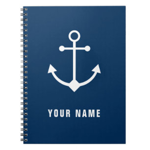 Personalised Anchor Notebook