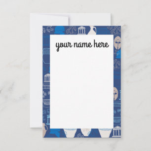 Personalised Ancient Greece Notecards