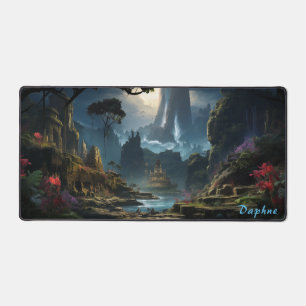 Personalised Ancient Ruins in the Forest Desk Mat