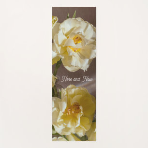 Personalised and elegant floral yoga mat