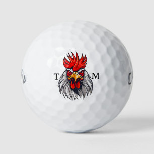 Personalised Angry Rooster Callaway Golf Balls