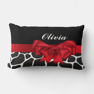 Personalised animal pattern lumbar cushion