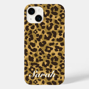 Personalised Animal Print Case-Mate iPhone 14 Case