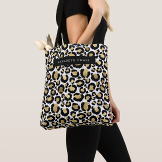 Personalised Animal Print Tote Bag