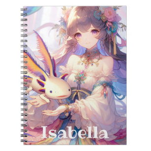 Personalised Anime Girls Notebook