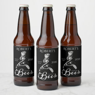 Personalised Anime/Manga Character Beer Bottle Label