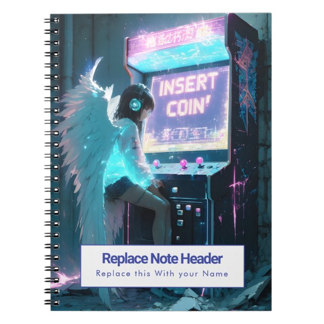 Personalised Anime Themed Notebook (Front)