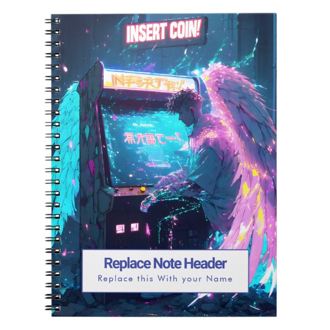 Personalised Anime Themed Notebook (Front)