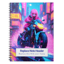 Personalised Anime Themed Notebook