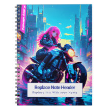 Personalised Anime Themed Notebook