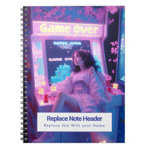 Personalised Anime Themed Notebook