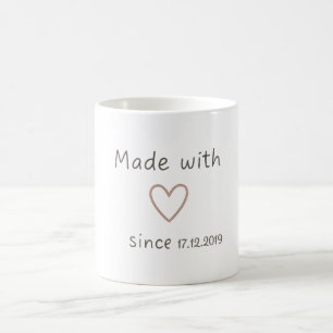 Personalised Anniversary Gift for Couples Coffee Mug