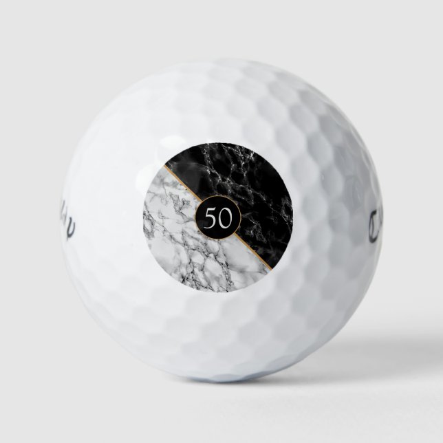 Personalised Anniversary Gift Golf Balls (Front)