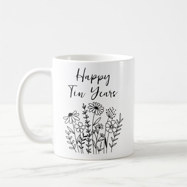 Personalised Anniversary Mug Set for the Perfect  (Left)