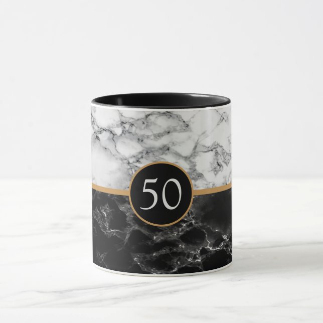 Personalised Anniversary or Birthday Coffee Mug (Center)