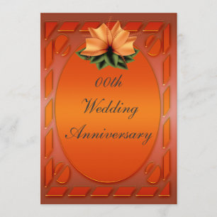 Personalised Anniversary Party Invitation