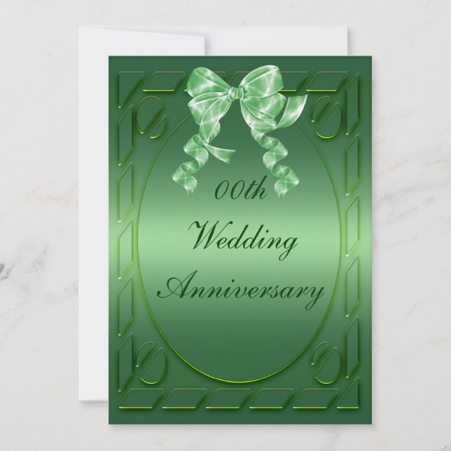 Personalised Anniversary Party Invitation (Front)