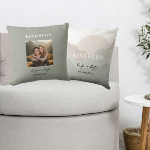Personalised Anniversary Photo Keepsake   Cushion