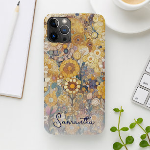 Personalised Antique Art Nouveau Style Floral Case-Mate iPhone Case