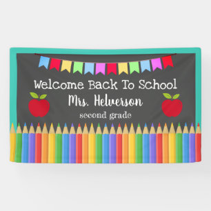 Personalised any grade welcome back to school banner