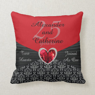 Personalised Any Number Anniversary Pillow