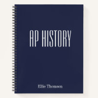 Personalised AP History Lined Paper Simple Design