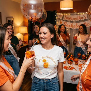 Personalised Aperol Spritz Bachelorette Party  Tri-Blend Shirt