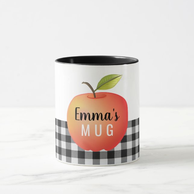 Personalised Apple Mug (Center)