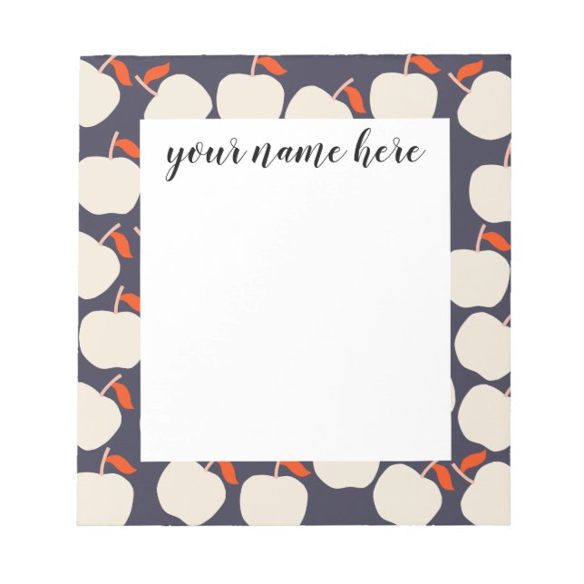 Personalised Apple Notepad (Front)