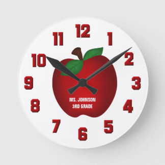 Personalised Apple Wall Clock