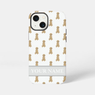 Personalised Apricot Red Golden Doodle iPhone 13 Mini Case