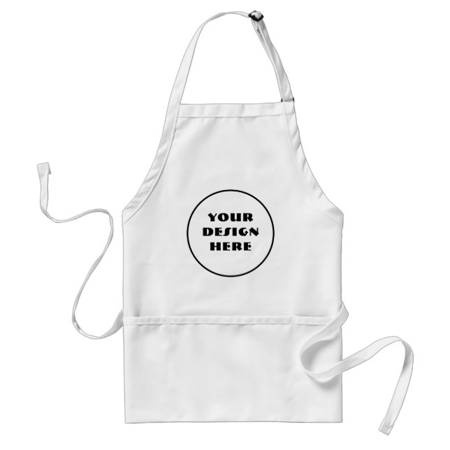 Personalised Apron, Custom Made Pocket Apron (Front)