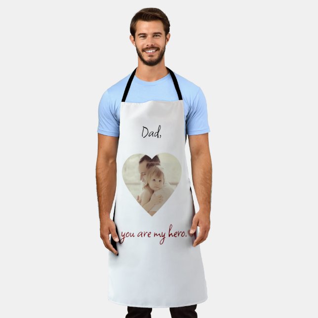Personalised Apron for Father's Day  (Worn)