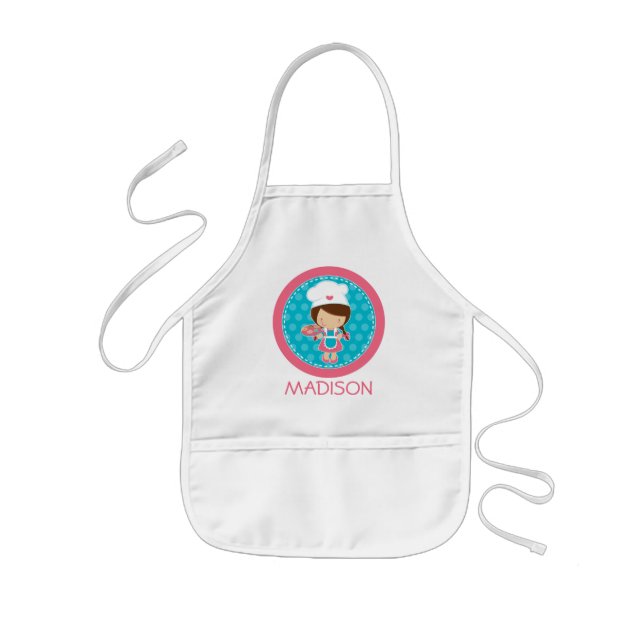 Personalised Apron - Little Baker Party Favours (Front)