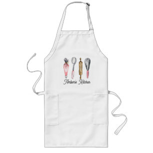 Personalised Apron, Name Apron, Custom Name Long A Long Apron