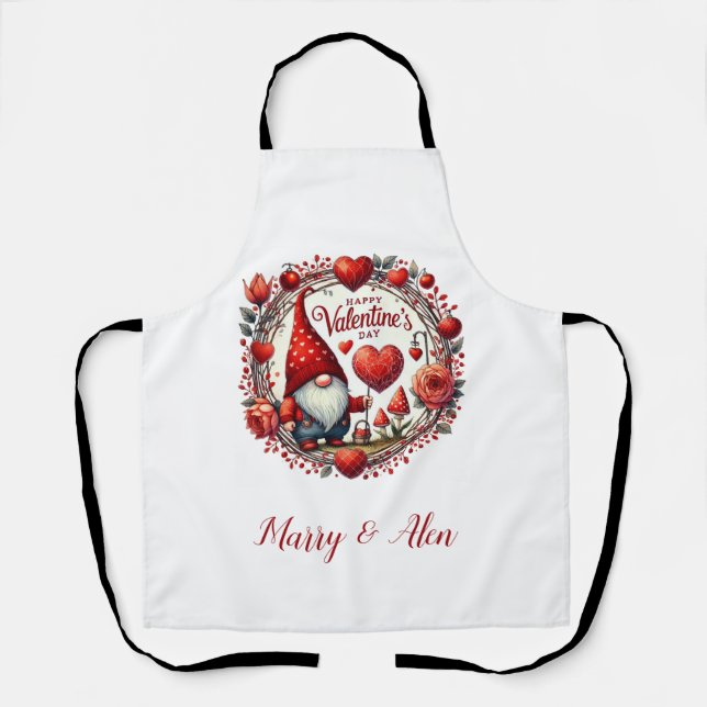Personalised Apron, Valentine's Gift Apron (Front)