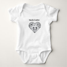 Personalised Aquarius Baby Bodysuit