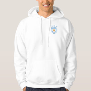 Personalised Argentina Sport Jersey Hooded Sweatsh Hoodie
