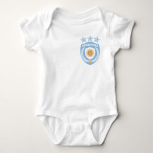 Personalised Argentina Sport Jersey Infant Creeper