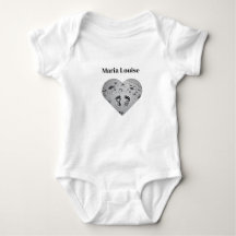 Personalised Aries Baby Bodysuit