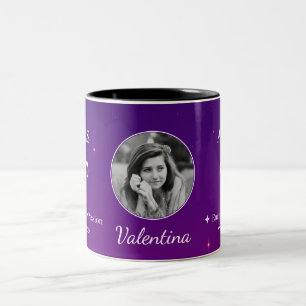 Personalised Aries Zodiac Symbol Traits Photo Mug
