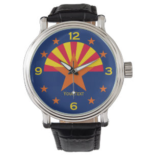 Personalised Arizona State Flag Watch Design