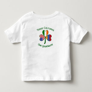Personalised Armenia Ireland USA Shamrock Toddler T-Shirt